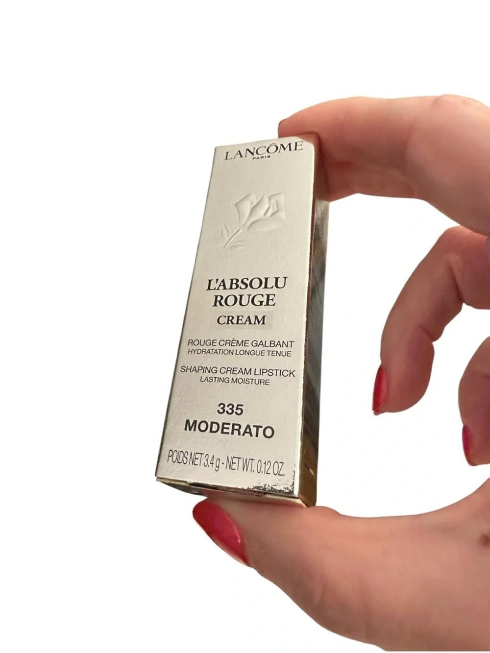 Lancôme L’Absolu Rouge Cream Lipstick 335 Moderato BNIB Full Size
